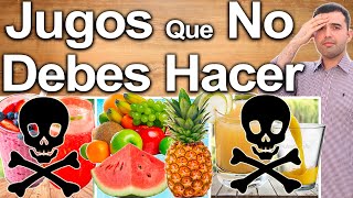 Jugos Que Te Enferman  Jugos O Licuados Que Nunca Debes Hacer O Tomar [upl. by Ainoval]