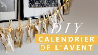 JOUR 1  COMMENT FAIRE UN CALENDRIER DE LAVENT  TUTO DIY SIMPLE et RAPIDE [upl. by Rogozen]