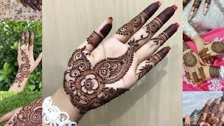 Bridal Back Hand Mehndi Designs 2024 [upl. by Nitsirk796]