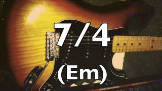 74 Prog Rock Electronica Backing Track Em [upl. by Gadmon]