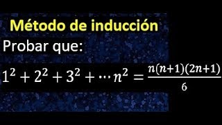 Método de inducción demostracion con el metodo inductivo [upl. by Riana]