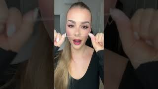 Sopracciglia simmetriche in 1 minuto makeuphacks makeuptips sopracciglia microblading tutorial [upl. by Revolc322]