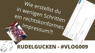 Impressum erstellen am Beispiel von Wordpress  Rudelgucken [upl. by Levitus]