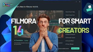 Introducing FILMORA 14  Smart Editor for Smart Creators  Powered by AI [upl. by Anaud]