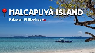 Malcapuya Island Coron Palawan Philippines 🇵🇭  Relaxing Beach Vibe 4K [upl. by Adnesor]