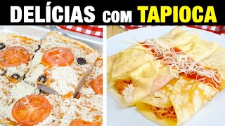 Gosta de TAPIOCA 8 Receitas Deliciosas Fáceis Rápidas e Saudáveis [upl. by Animehliw517]