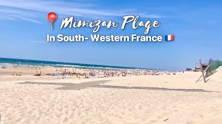 Mimizan plage  Plage de Contis  Southwestern France beach 🇫🇷 [upl. by Lahey]