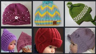 Beautiful Baby woolen Cap  woolen Topihat woolen Cap Designs For kids [upl. by Ansley]