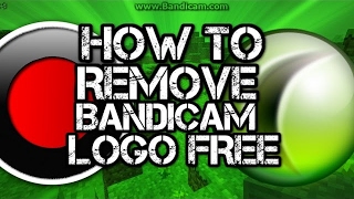 how to remove bandicam watermark [upl. by Whitcomb]