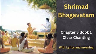 Srimad Bhagavatam Chanting Chapter 3 Book 1 [upl. by Lat]