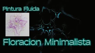 Pintura Minimalista con Acrílicos Fluidos y Pigmento Luminiscente Azul Verdoso 💚✨️ [upl. by Ytram]