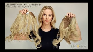 How to Hair with Volume Hair2wear Christie Brinkley Collection [upl. by Ahsyek572]