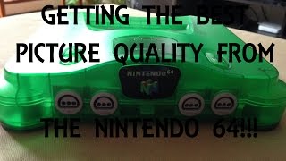 Getting the Best Picture Quality from the Nintendo 64 [upl. by Niki377]