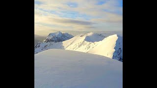 Solo Traverse of the Bodach Dubh pinnacles 12 Jan 2021 [upl. by Keavy]