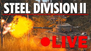 Steel Division Sunday  BEST WW2 RTS Steel Division 2 Live Gameplay 230624 [upl. by Greenlee323]