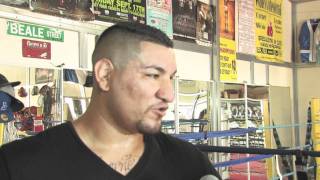 Chris quotThe Nightmarequot Arreola exclusive training camp interview Arreola Vs Aguilera May 14 2011 [upl. by Lyrem340]