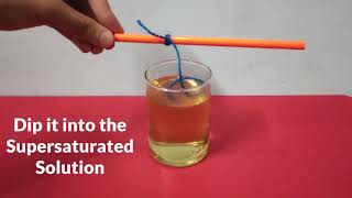 Crystallization  Experiment with sugar  Try at home Explanation [upl. by Pack]