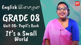 පාඩම 08  It’s a Small World Pupils Book English සිංහලෙන්  Grade 08 [upl. by Ronnie]