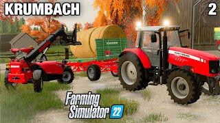 A CORNY IDEA  Krumbach  Farming Simulator 22  Episode 2 [upl. by Fayola9]