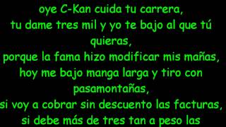 CKan  Desaparecido ••con LETRA•• [upl. by Adnoryt]