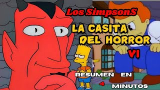 LOS SIMPSONS La caita del Horror 6 pelis resumen viral [upl. by Ellehsyt507]