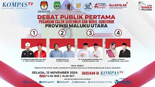 LIVE  Debat Publik Calon Gubernur dan Wakil Gubernur Maluku Utara 2024 [upl. by Odareg]