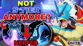 Is GYARADOS Still STier Even after the Nerfs  Pokemon Unite [upl. by Benil993]