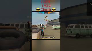 ICAN 1VS 2CLUCTH 😎😍😘😈😈 please support shortfeed freefire suscribe [upl. by Troxell474]