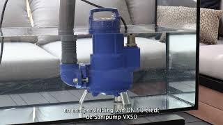 SFA Sanipump VX 50 dompelpomp  productvideo [upl. by Nwad]