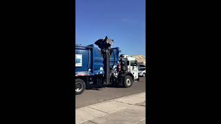 Today I recorded two garbage trucks in this video come check it out [upl. by Turnbull]