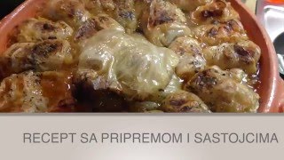 Recept DOMAĆE SARME  DOMAĆA SARMA od kiselog kupusa [upl. by Mabel]