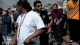 OLD SKOOL DITCH PARTIES LA SCENE 1993 NEWS COVERAGE [upl. by Soirtimid441]