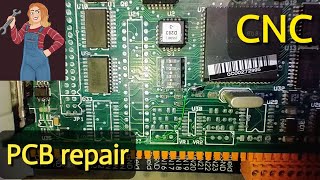 PCB recovery after battery leakage Denford Micromill 2000 [upl. by Ettelimay]