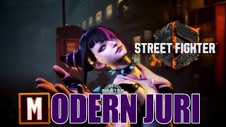 STREET FIGHTER 6  MODERN JURI  HIGH RANKED MATCHES [upl. by Carlotta686]