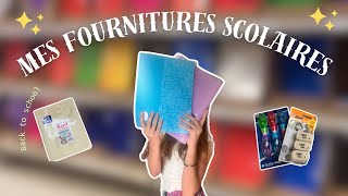 BACK TO SCHOOL  mes fournitures scolaires 2024 [upl. by Murielle69]