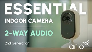 Arlo Essential Indoor Camera 2nd Gen  Best Home Security System 2023  Quick amp Easy Install [upl. by Spatola]