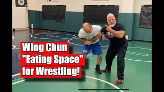 Wing Chun for Wrestling Sensitivity Facing and Eating Space [upl. by Thadeus]