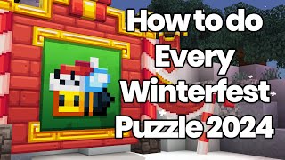 How to do All Hive Winterfest Puzzles 2024 [upl. by Ynnor]