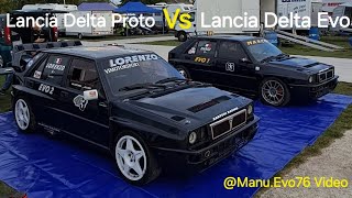 Lancia Delta Proto Vs Lancia Delta Evo ‼️Terrific SoundAttackFlames 🔥 Quale la più terribile [upl. by Halilahk]