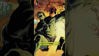 Deadpool KILLS Hulk marvel marvelcomics hulk deadpool [upl. by Lister]