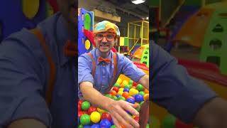 Blippi JUMPS in the Ball Pit at Kinderland shorts [upl. by Colton590]