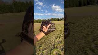 Playing catch with vintage baseball glove [upl. by Eniretak]