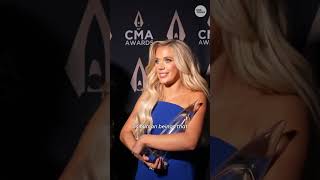 Megan Moroney talks about CMA win Shorts [upl. by Gorges]