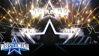 WWE WrestleMania 38 STAGE REVEAL Opening Pyro  The Undertaker Entrance [upl. by Foy]