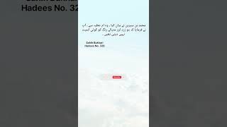 Sahih Bukhari Hadees No 326  Hadees e Nabvi in Urdu  Bukhari Shareef in Urdu  Bukhari Hadees [upl. by Eladnar]