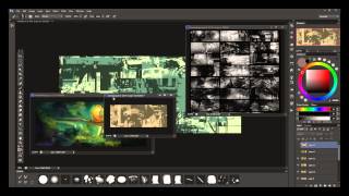 Digital Painting Tutorial  Custom Shapes Workflow part1 [upl. by Cote]