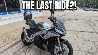 Another Issue With The Aprilia Tuono V4  Is It Time To Sell This Bike [upl. by Nywnorb]