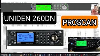 UNIDEN 260160DN  PROSCAN SOFTWARE [upl. by Nedak]