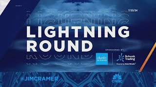 Lightning Round SAP is not done going higher says Jim Cramer [upl. by Nylannej820]