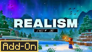 Realism VFX ADDON  The Most Realistic Minecraft Experience EVER indepth review [upl. by Lasala]